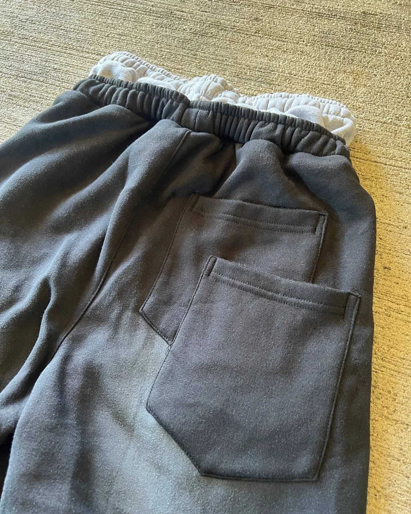 American Sweatpants Y2K Pants Men Gothic Hip Hop Letter Patch Retro Double Layer Design Baggy Elastic Waist Jogging Casual PantsT250311