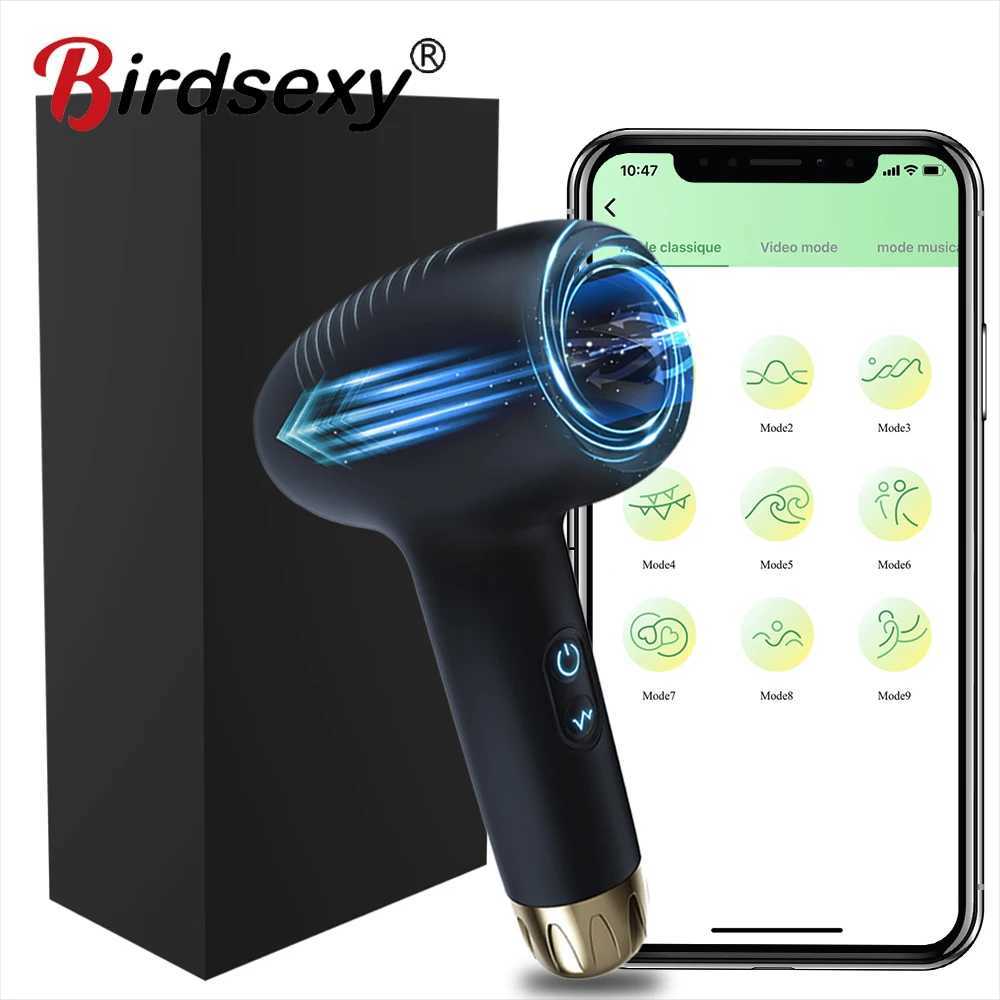 APP Remote Control Masturbators for Men Realistic Vagina Automatic Blowjob Sucking Machine Pocket Pussy Adult Sex Toys for Man W250311