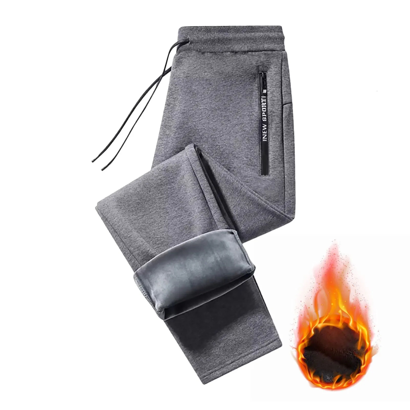 Women Casual Dress Pants for Work Womens Plus Size Fleece Lined Sweatpants Wide Straight Leg Pants High Waisted Jean Women 250305