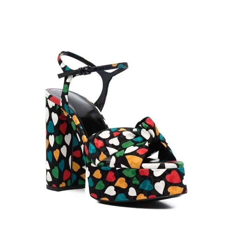 High Heel Summer New Bottom Water Platform Thick High Heel Women S European And American Sexy Fashion Sandals