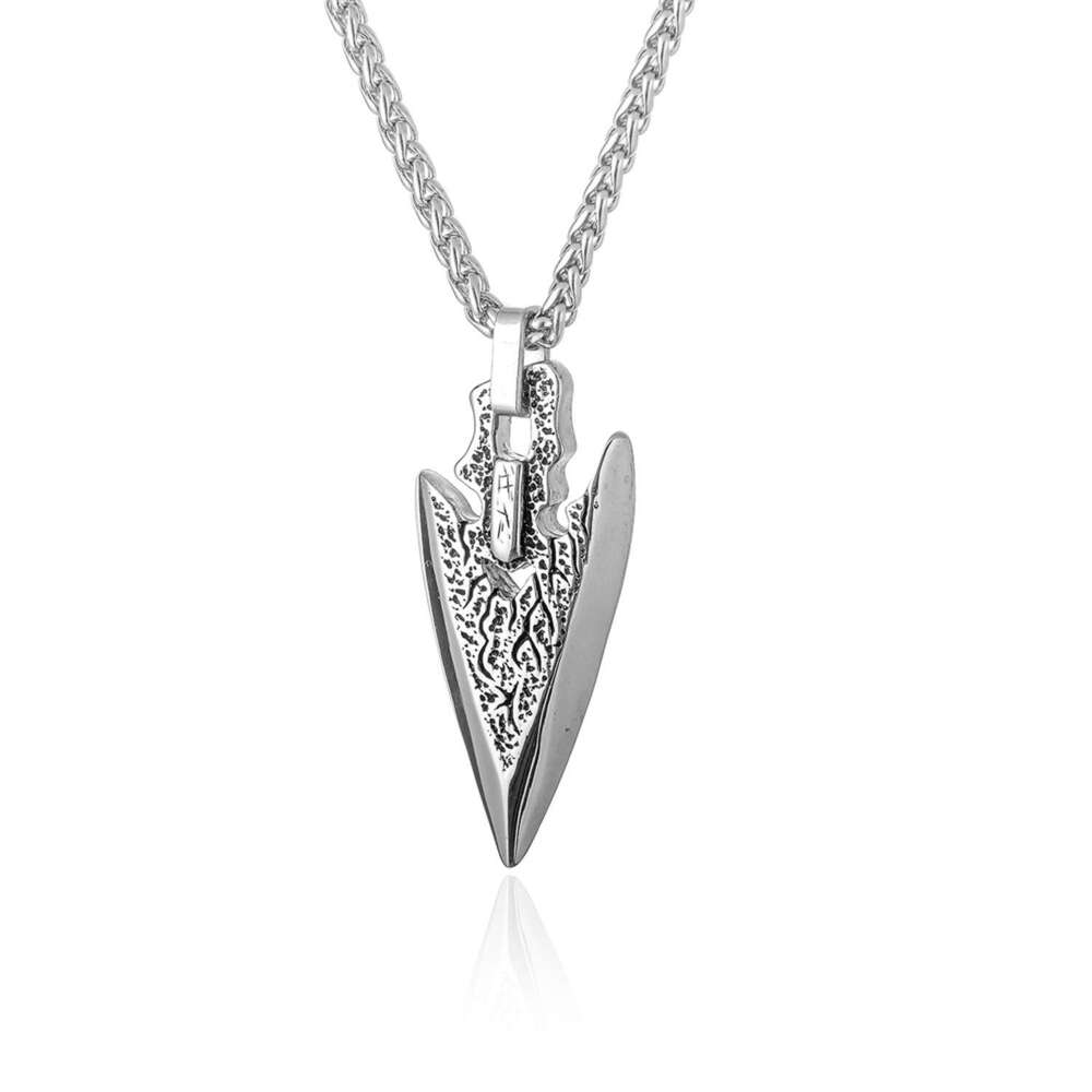 Jewelry Creative New Stainless Trendy Gold Pendant Personalized Titanium Steel Men's Necklace