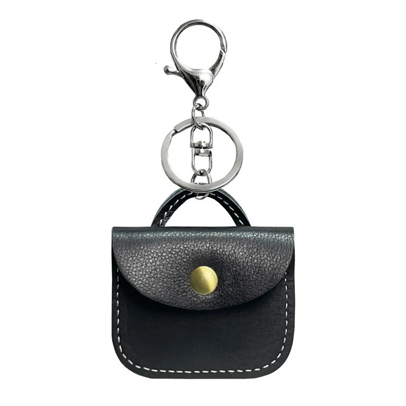 trendy genuine cow leather access card handbag pendant mini cute luggage coin bag accessories 250311