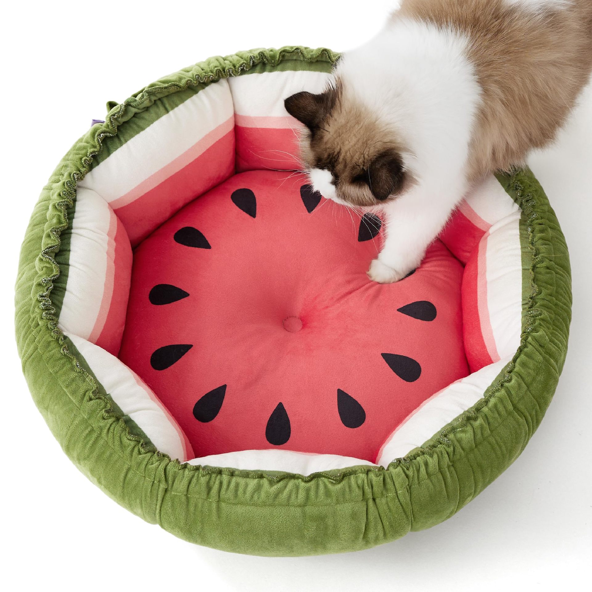 Cat Nest Winter Warm Mat Cat Bed Kitten House Semi Enclosed Dog Nest Four Seasons General Pet Supplies Dog Kennels
