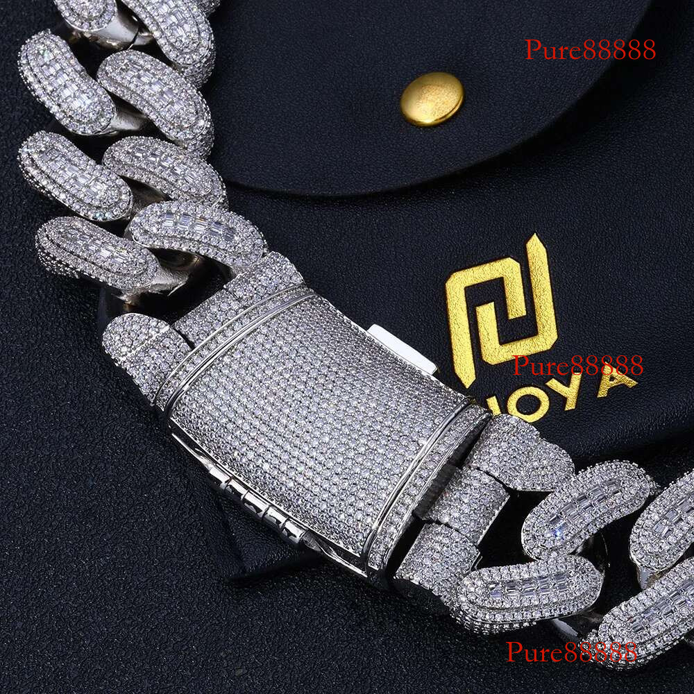 Hip Hop 29mm Iced Out Fine Jewelry Rose Gold Plated Big Heavy Chain for Men Cuban k Necklace Birthday Gift