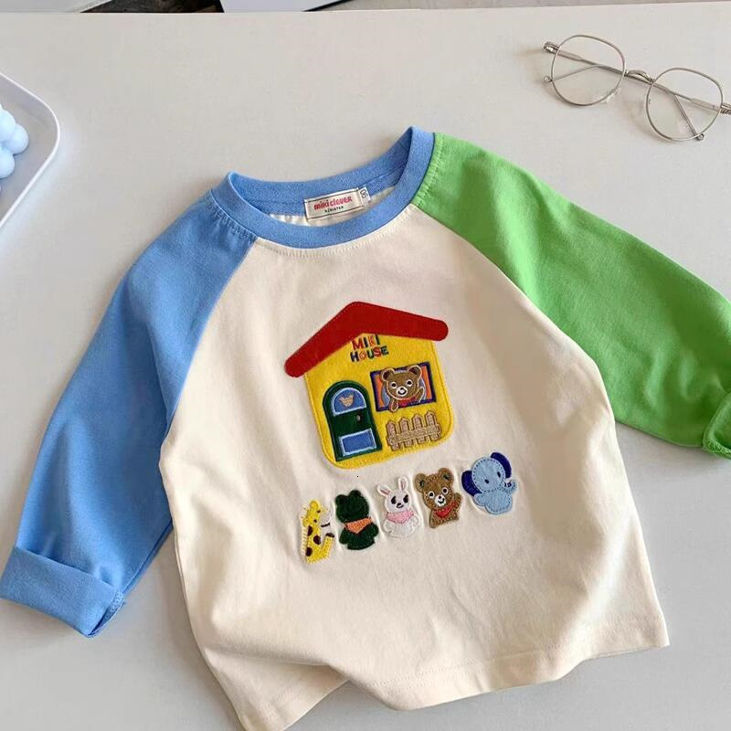 Ddmyshoesvip Children S Spring Autumn New Car Track Color Blocked Boys Hoodie And Girls Undercover