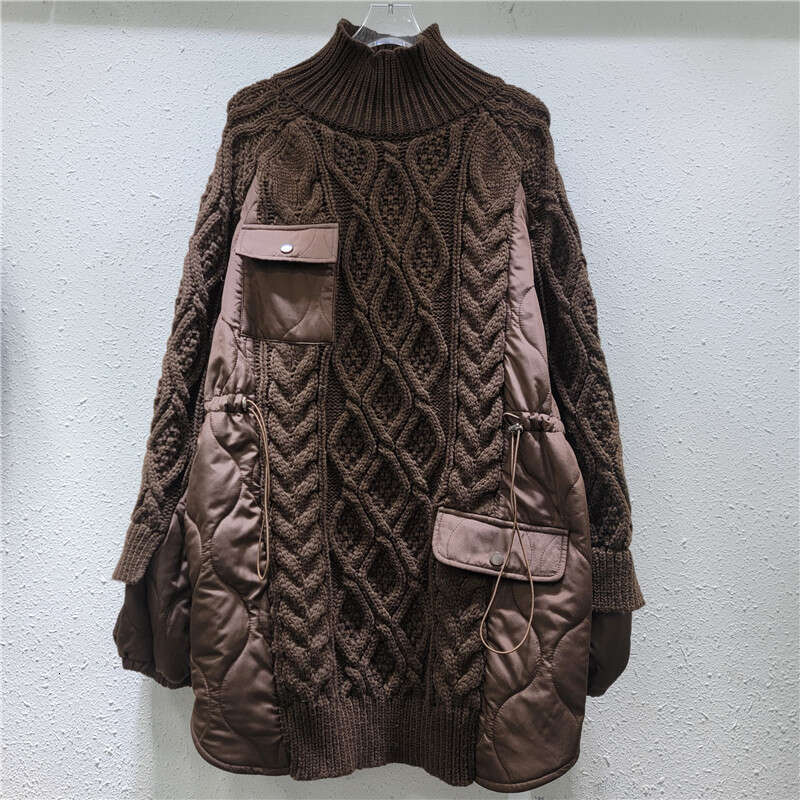 Unique Niche Design, Woven Warm Long Sleeved Sweater For Women In Autumn Winter, Casual Versatile, Slimming And Age Reducing, Instagram Trend