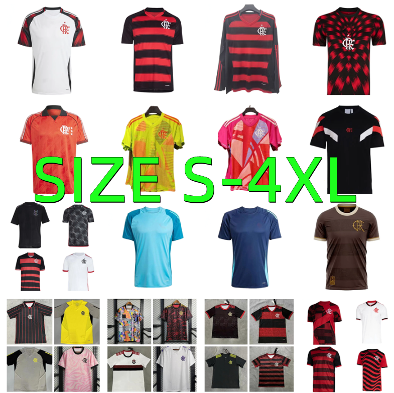 19 20 21 22 23 24 25 26 Flamengo soccer jerseys 2025 2026 GERSON B. HENRIQUE WALLACE YAN PEDRO Flamenco E. RIBEIRO DE ARRASCAETA AYRTON LUCAS goalkeeper Football Shirts