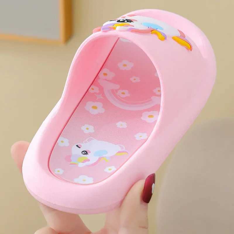 Summer Cartoon Childrens Slippers Girl Unicorn Slipper Kids Cute Indoor Home Bathroom Shoes Boy Dinosaur Flip Flops EinhornT250311