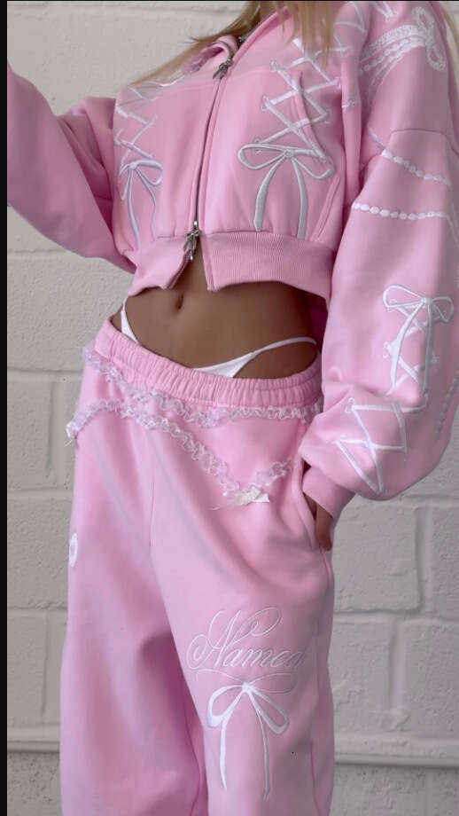 New Aesthetic Trendy Brand Printed Hoodie Y2k Hip-Hop Streetwear Women's Pullover Casual Top Sportswear