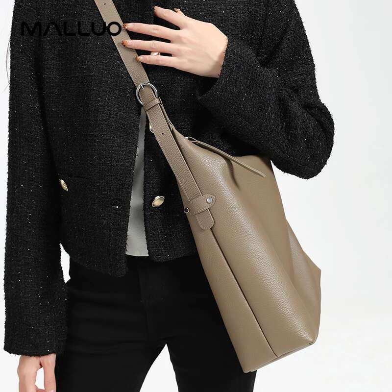 Women Cowhide Genuine Shoulder Bag Ladies Large Capacity Cow Leather Handbag Female Fashion Design Crossbody Bags