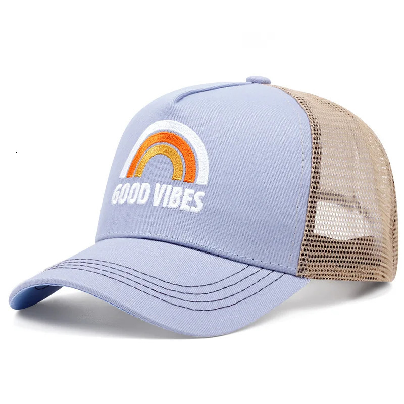 Embroidered Baseball Cap Outdoor Sports Net Yarn Duck Cross Border Visor Fishing 250311
