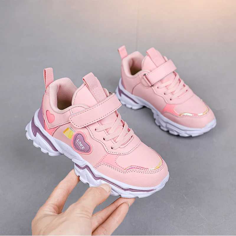 2024 popular fashion casual sports shoes for girls flat bottomed lightweight sports shoesXJ250311
