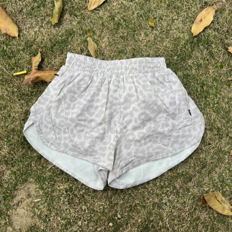 Uul4325 Audlt And Kids Yoga High Waist Shorts Exercise Short Fiess Wear Girls Running Elastic Adult Pants Sportswear Ed Drawstring