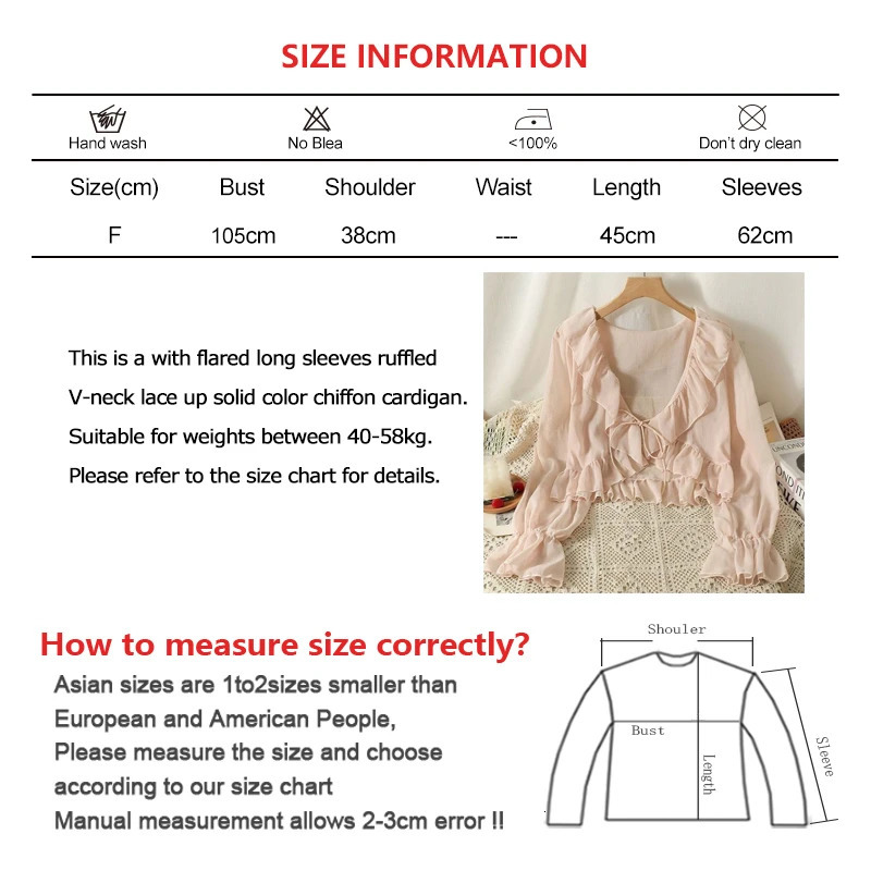 Womens Sweet Chiffon Sparkling Sleeves Sunscreen Shirt Summer Ruffle Edge Lace Beach Open Knitted Woolen Sweater Casual Outdoor Solid Loose Thin Coat 