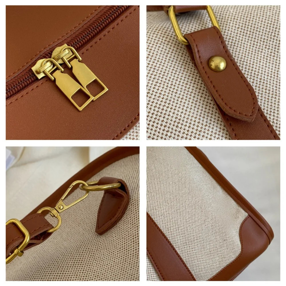 Fashion Casual Single Shoulder Crossbody Bag Women Travel Storage Tote Handbags Large Capacity Portable Canvas 250311