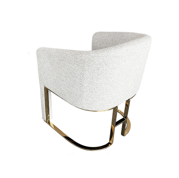 Stylish Gemini Dining Chair with Comfortable Curved Armrests for Modern Lounges