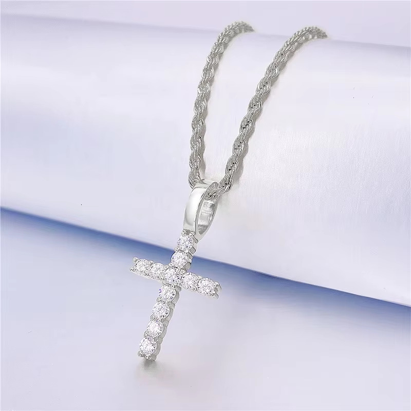 2021 Popular Hip Hop Pendant Jewelry Man Prong Setting High Quality Wholesale Price VVS Moissanite Pendants