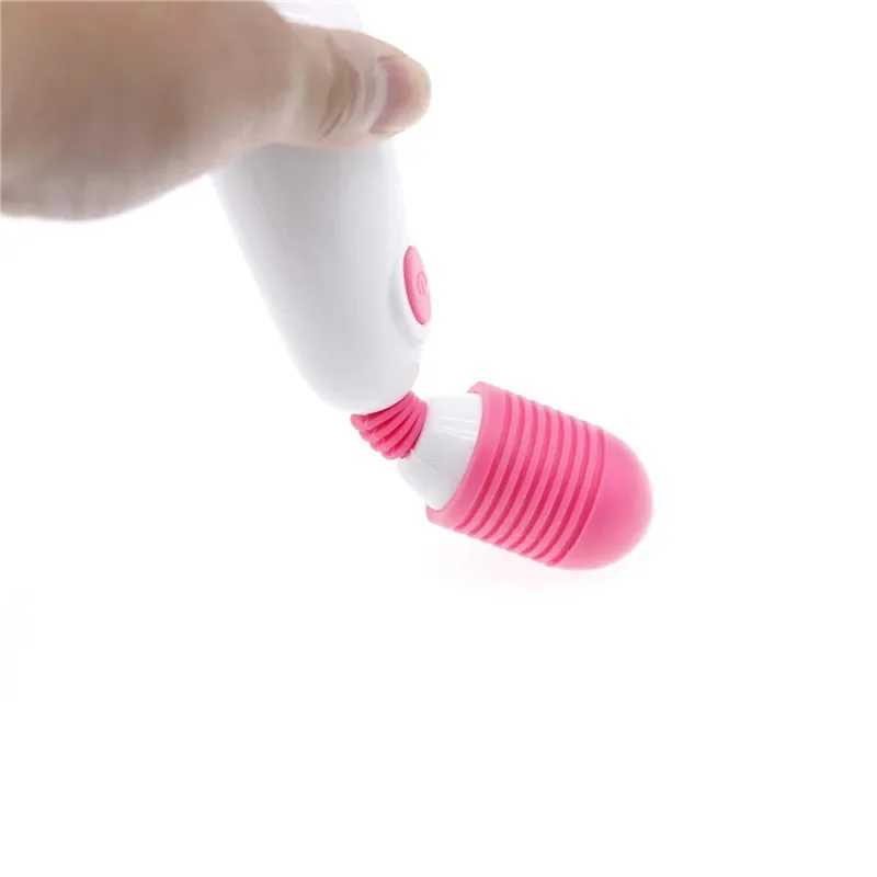Modes AV Magic Wand Vibrator Female For Women Powerful Clitoris Stimulator Masturbator Goods Sex Toys For AdultsXJ250311