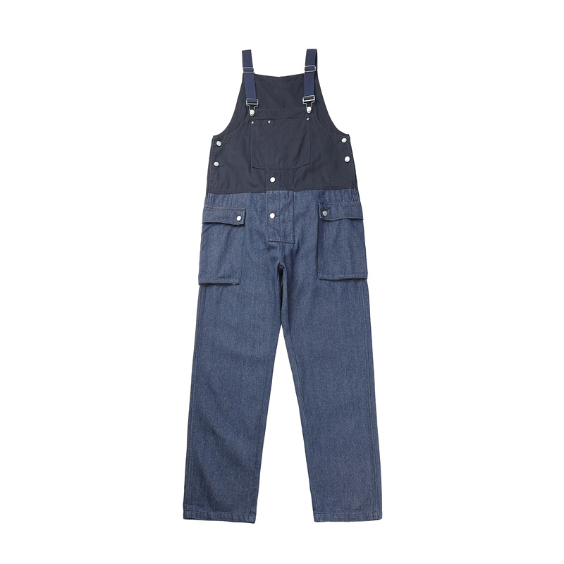 Men's Jeans Overalls Loose Fit Boyfriend Jean Jumpsuits Spring Autumn Streetwear Denim Bib Jumpsuit Male Long Rompers Pants S-5XL