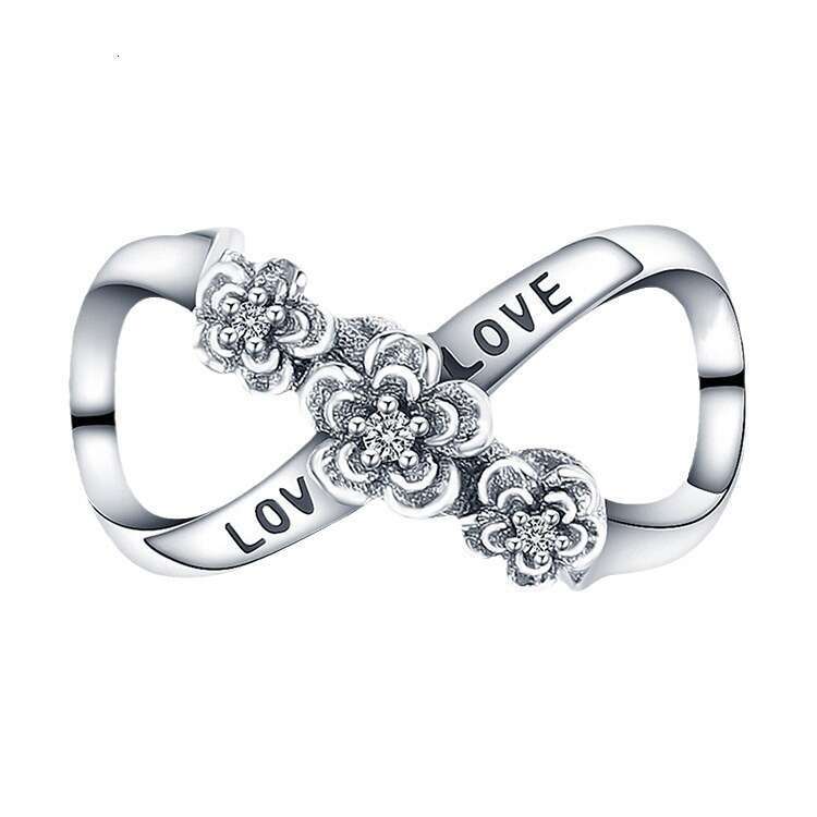 Fashionable Love Continuation String Charms 925 Sterling Silver Beads for women DIY Family Bracelet jewelry gift
