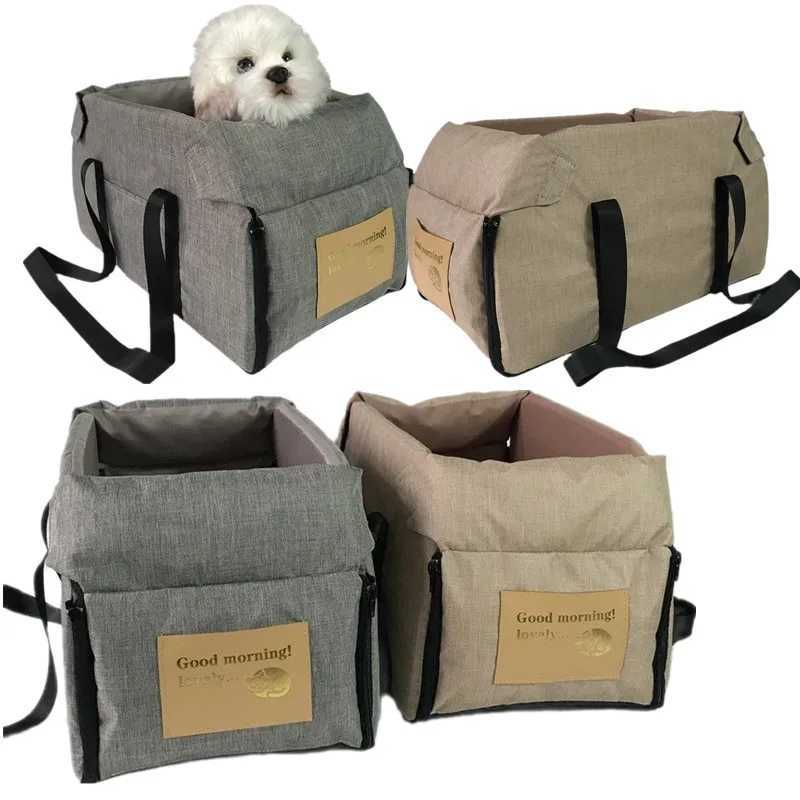 Travel Cat Dog Bed Transport Portable Car Central Safety Pet Seat Cat Dog Carrier Protector For medium/small Dog Bag Accessorie 250205