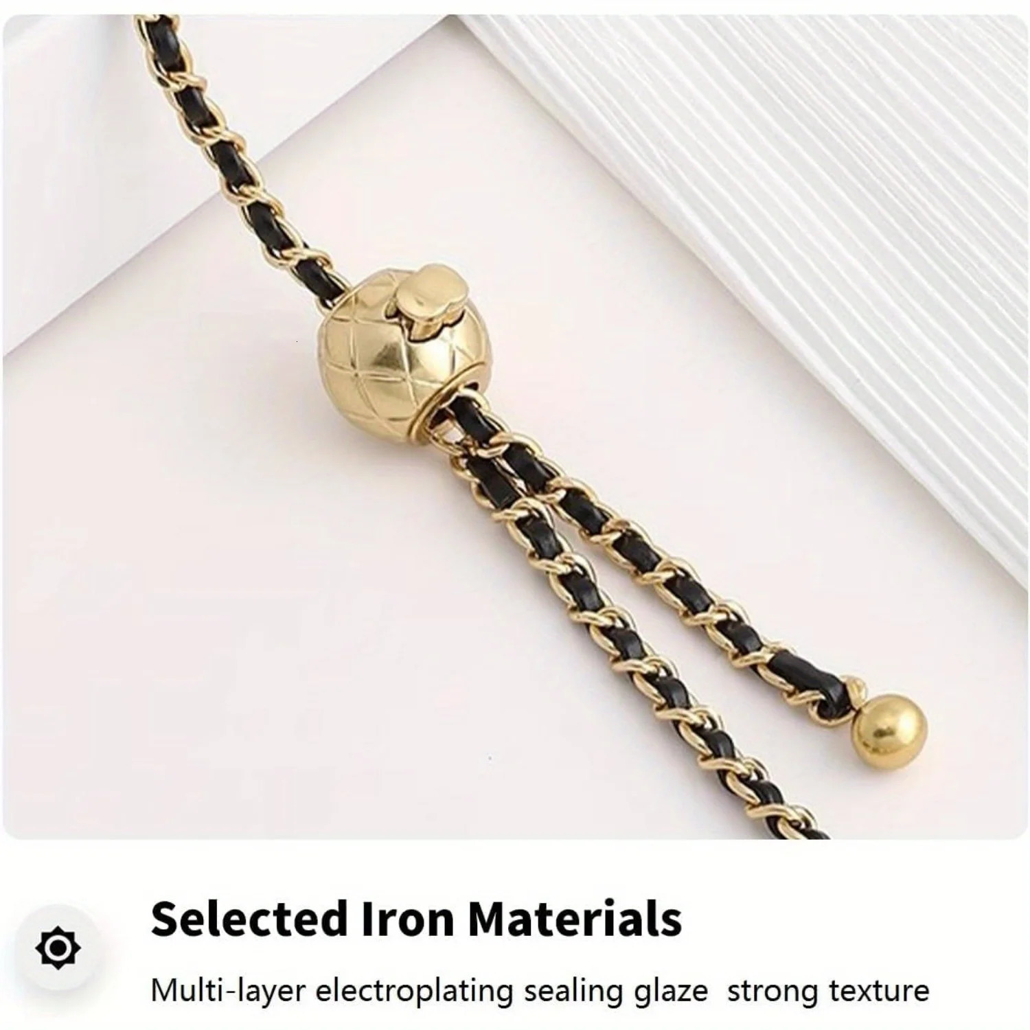 Adjustable wallet chain 47 inch metal bag with replacing shoulder cross handbag 250311