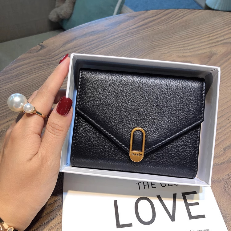 Short 2025 New Thin Luxury Fashion Designer Women s Multi Functional Card Bag Wallet Soft Leather Folding Leather Mini Handbag
