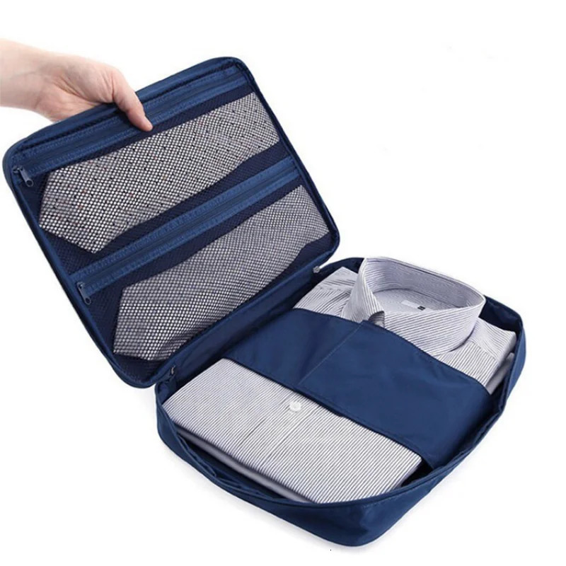Outdoor Shirt Tie Bag Travel Portable MultiPurpose Storage Korean Style Organizing Order Making 250311