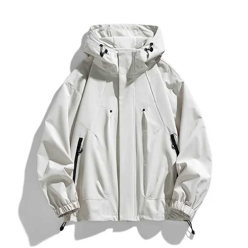 Softshell 8XL Men Jacket Hooded Windbreaker Trench Oversize 6XL 7XL Plus Size Waterproof Black Bomber Camping Loose Thin CoatsT250311