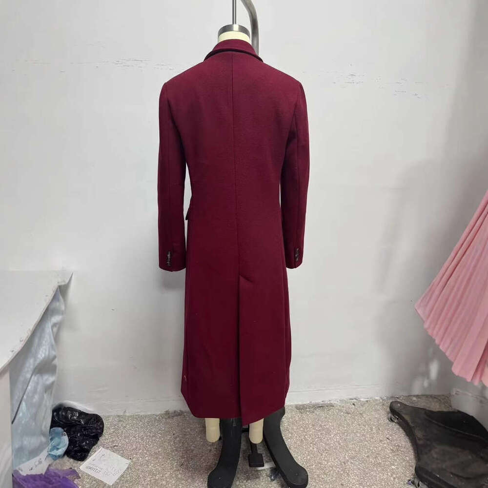 Women's Clothing 2024 Autumn And Winter New Street Fashion Temperament Long Coat Jacket