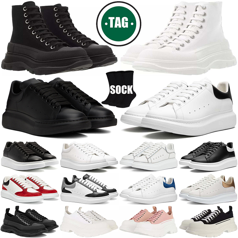 Free shipping Designer Oversized sneakers shoes alexanderr chaussure for mcquen mens womens white men trainers scarpe Plate-forme casual luxury runners top