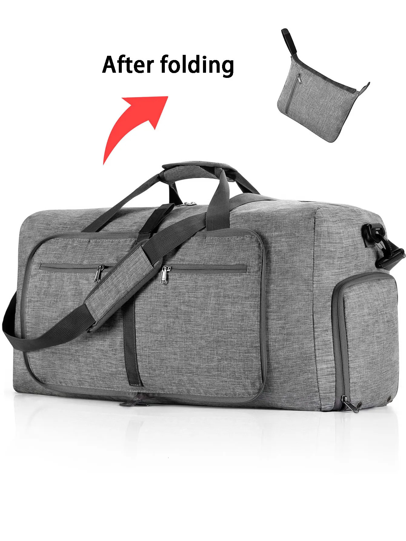 Travel Bag Handbags Large Capacity Carry On Luggage Bags Men Women Shoulder Outdoor Tote Weekend Waterproof 250311