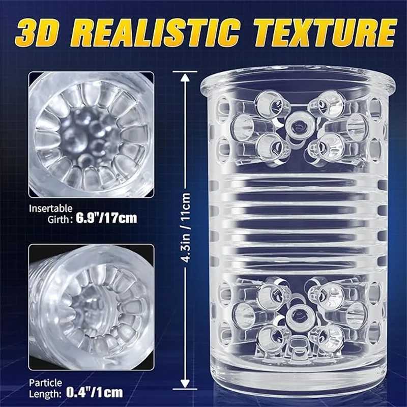 Automatic Thrusting Male Masturbator Vibration Penis Blowjob Machine Masturbation Cup Pocket Pussy Sex toy Men Adult Products 18 W250311