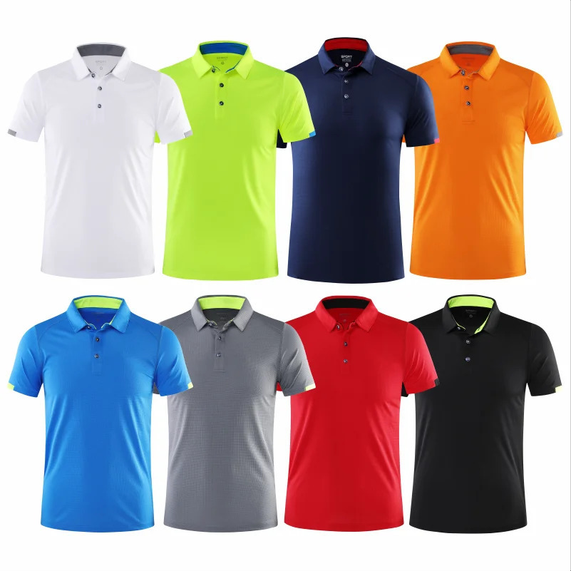 Casual Sports Quickdrying Lapel Shortsleeved POLO Shirt Cycling Suit Fitness For Men 250311