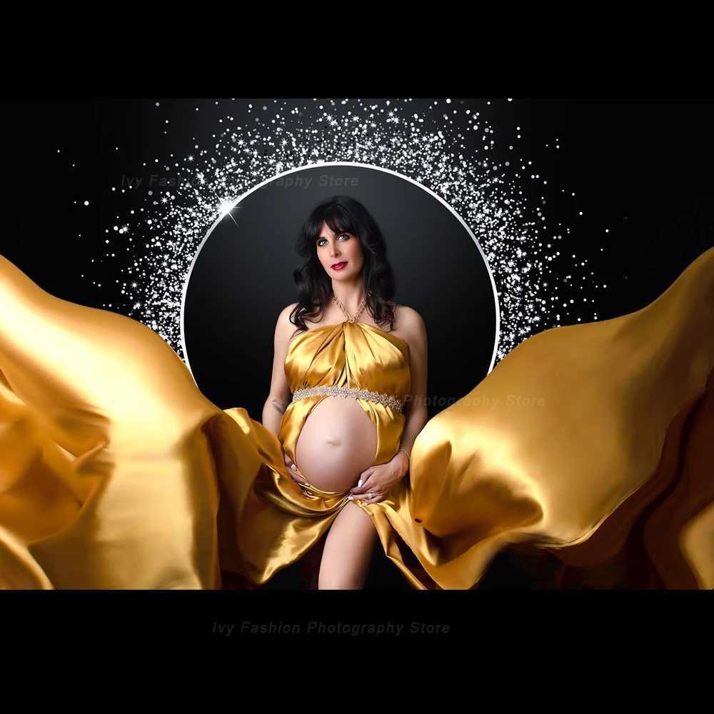 Soft Satin Luster Fabric Studio Shooting Accessories Maternity Photography Props Photoshoot Background Cloth Bright X250224