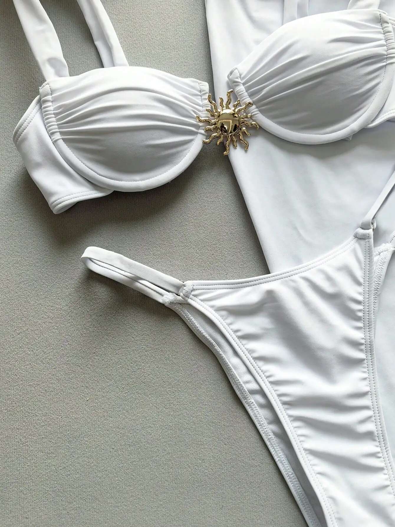 Peachtan 3-Piece Sexy European-Style Women Bikini Swimsuit Summer