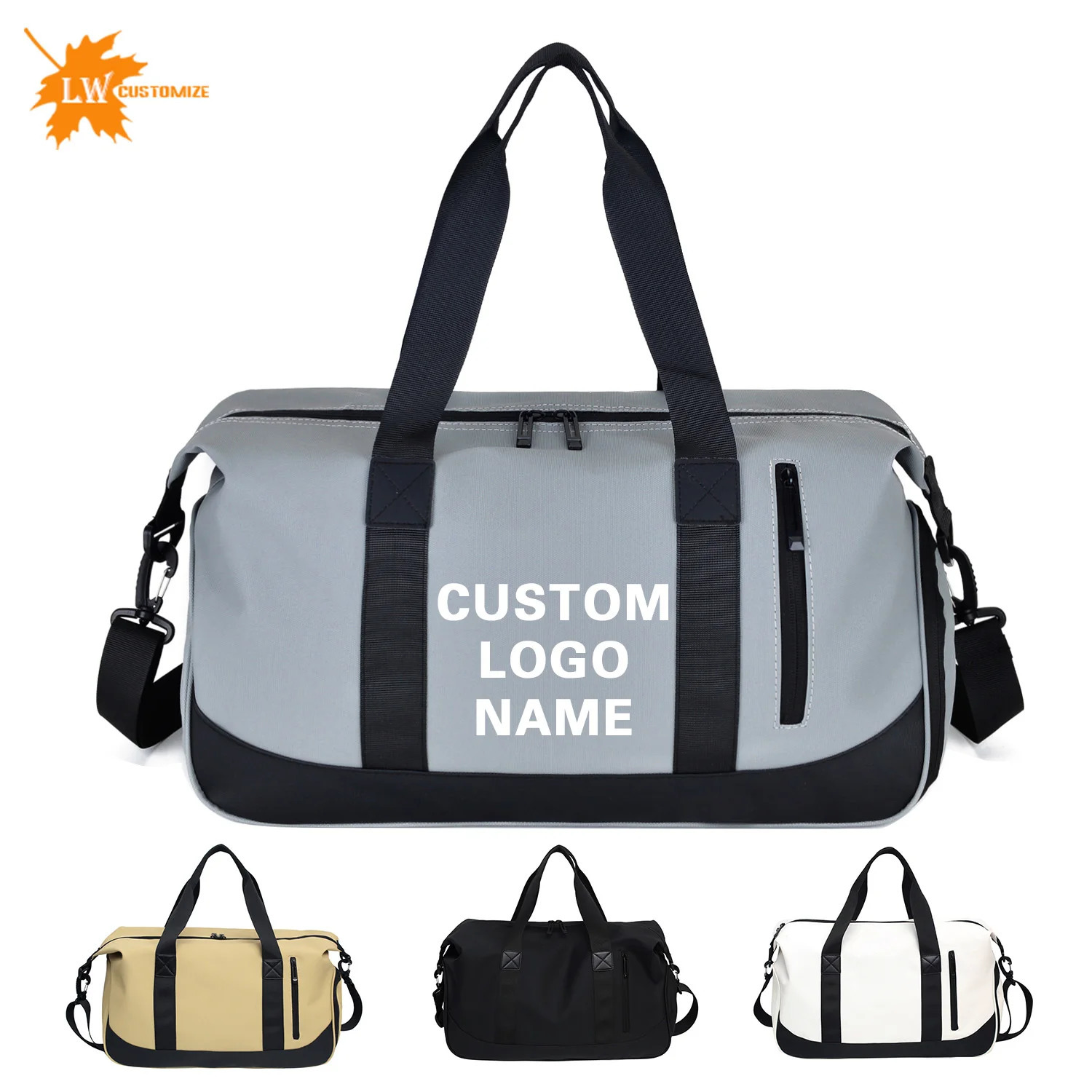 Customized Basketball Sports Bag Waterproof Travel Fitness Luggage Printed Pattern Name 250311