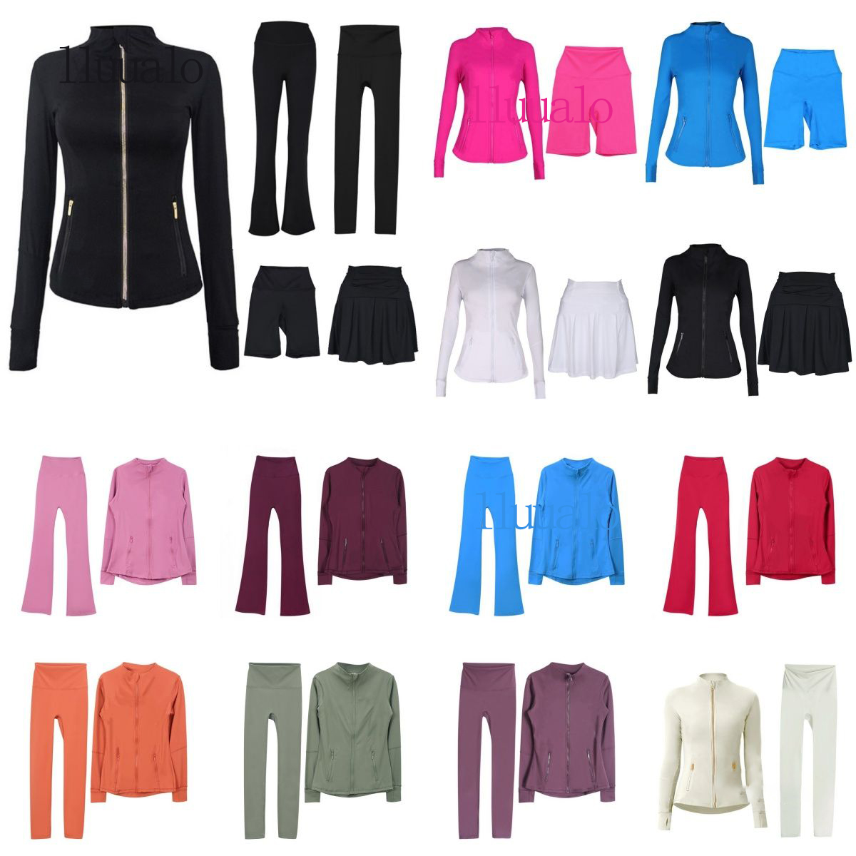 Yoga Jacket Women Define Workout Sport Coat Fitness Jacket Sports Quick Dry Activewear Top Solid Zip Up Sweatshirt Sportwear suit Hot Sell jackets