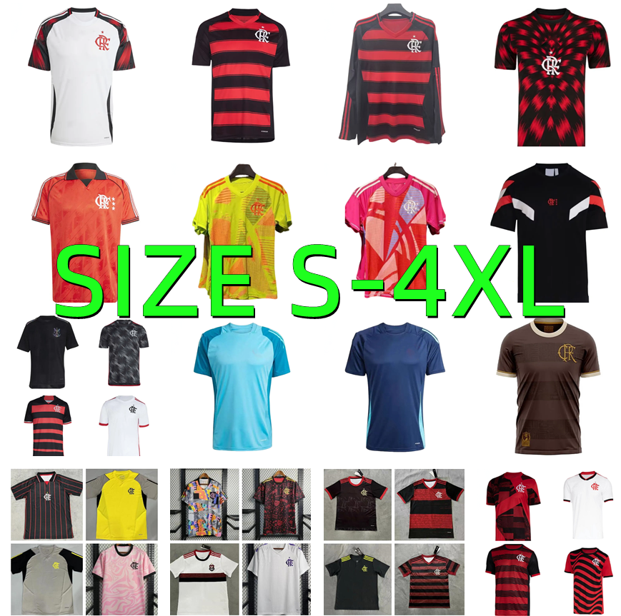 19 20 21 22 23 24 25 26 Flamengo soccer jerseys 2025 2026 DIEGO E.RIBEIRO GABI VIDAL DE ARRASCAETA GERSON B. HENRIQUE WALLACE YAN PEDRO Camisa Mengo football shirts