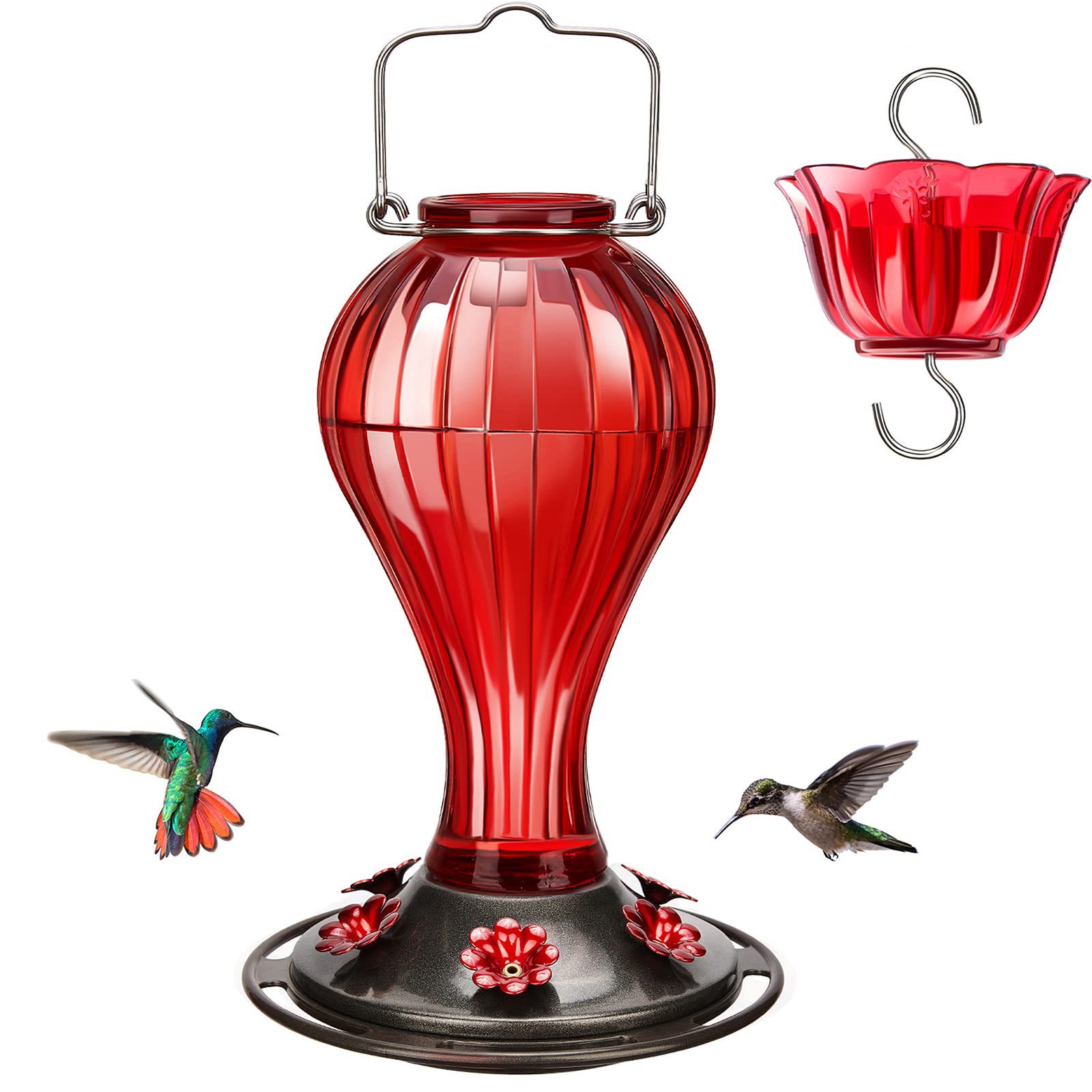Bird feeders bird feeders outdoor feeders hanging courtyard garden glass models hummingbird water feeders