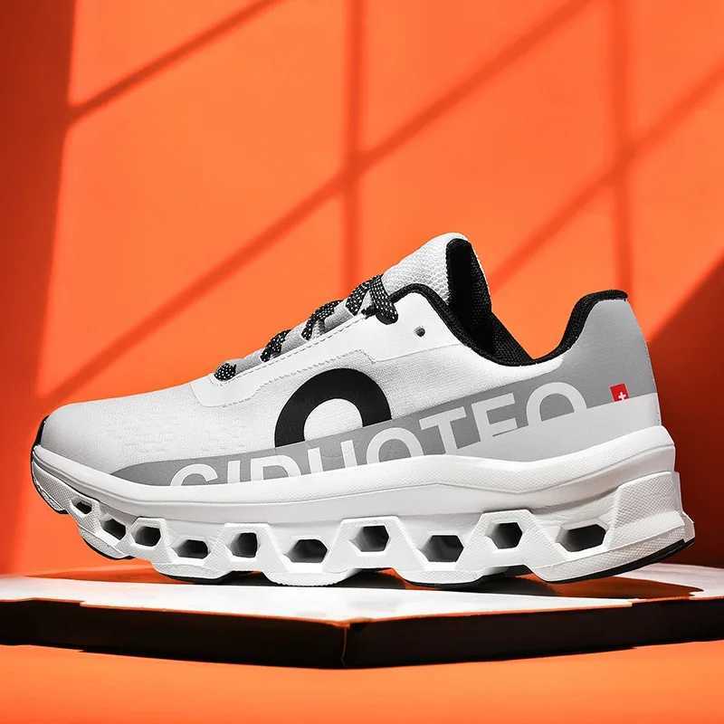 New Arrival Mens Casual Sports Shoes Fashion Breathable Comfortable Fabric high Elastic Hhollow Design Outsole Large Size 39-45 T250311