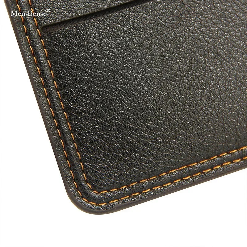 Mens Short Bifold Faux Leather Masculina Billetera Credit ID Card Holder Wallet Billfold Purse Clutch Solid Hombre Business Slim 250311