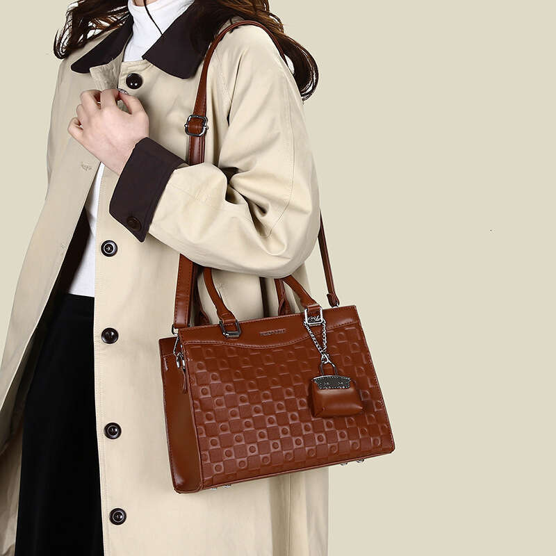 2025 New Fashion Large Capacity Women's Mother and Child Bag Single Cross Shoulder Handbag