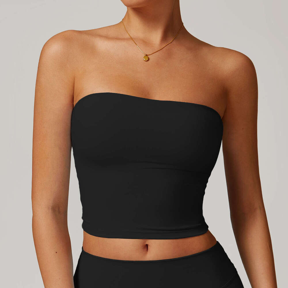 Strapless Sexy Back Sports Bra for Women Shock Resistant Quick Drying Fitness Yoga Top Man Woman Tees Tops Womens T Shirt Clothes