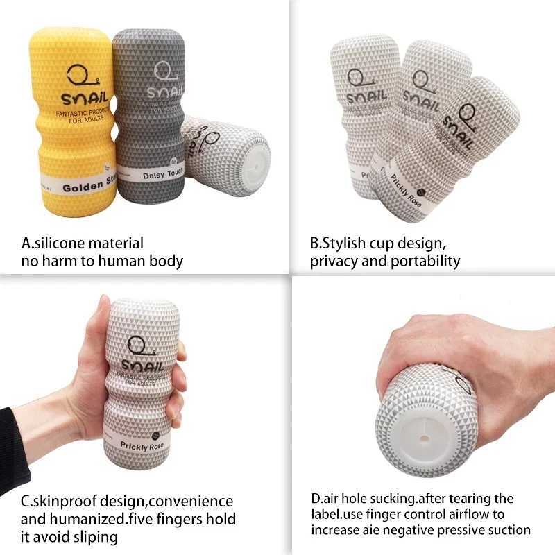 Male Masturbator Reality Vaginal Cat Anal Oral Massage Machine Snail Airplane Cup Sex Toy 18 Adult Products W250311