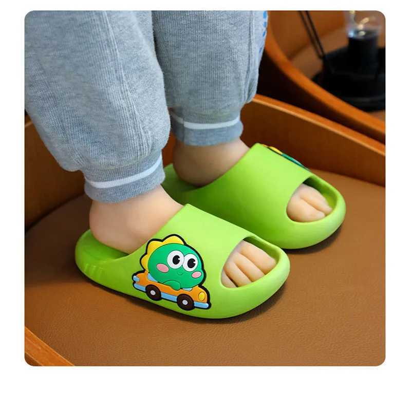 Children Slippers Summer out Indoor Bath Non-slip Slippers Soft Super Cute Cartoon Boys and Girls Sandals SlippersT250311
