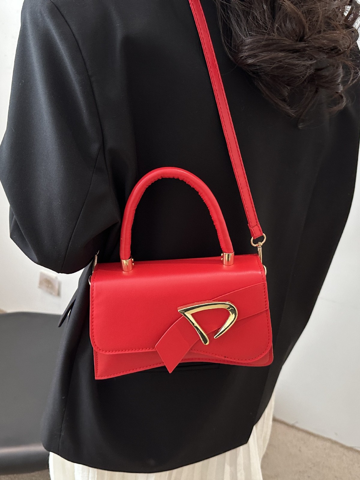 Bag women fashion handbag solid color 5 spring new trend personality small square burst NEW female bag