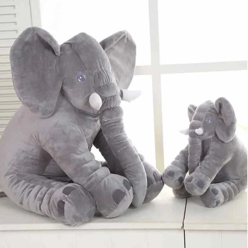 40cm Soft Elephant Plush Toys Cute Elephant Baby Sleeping Pillow Stuffed Animals Best Gifts For Kids Birthday Room DecorationT250310