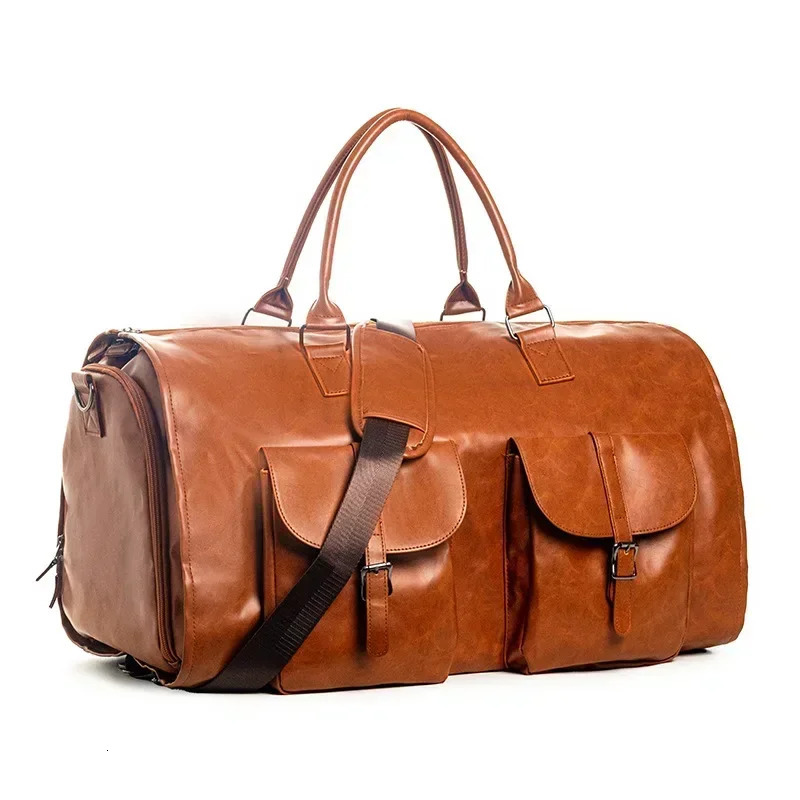 52cm205inch Convertible Travel Clothing Bag CarryOn Duffle 2in1 Hanging Luggage Set Business medium size luggage 250311