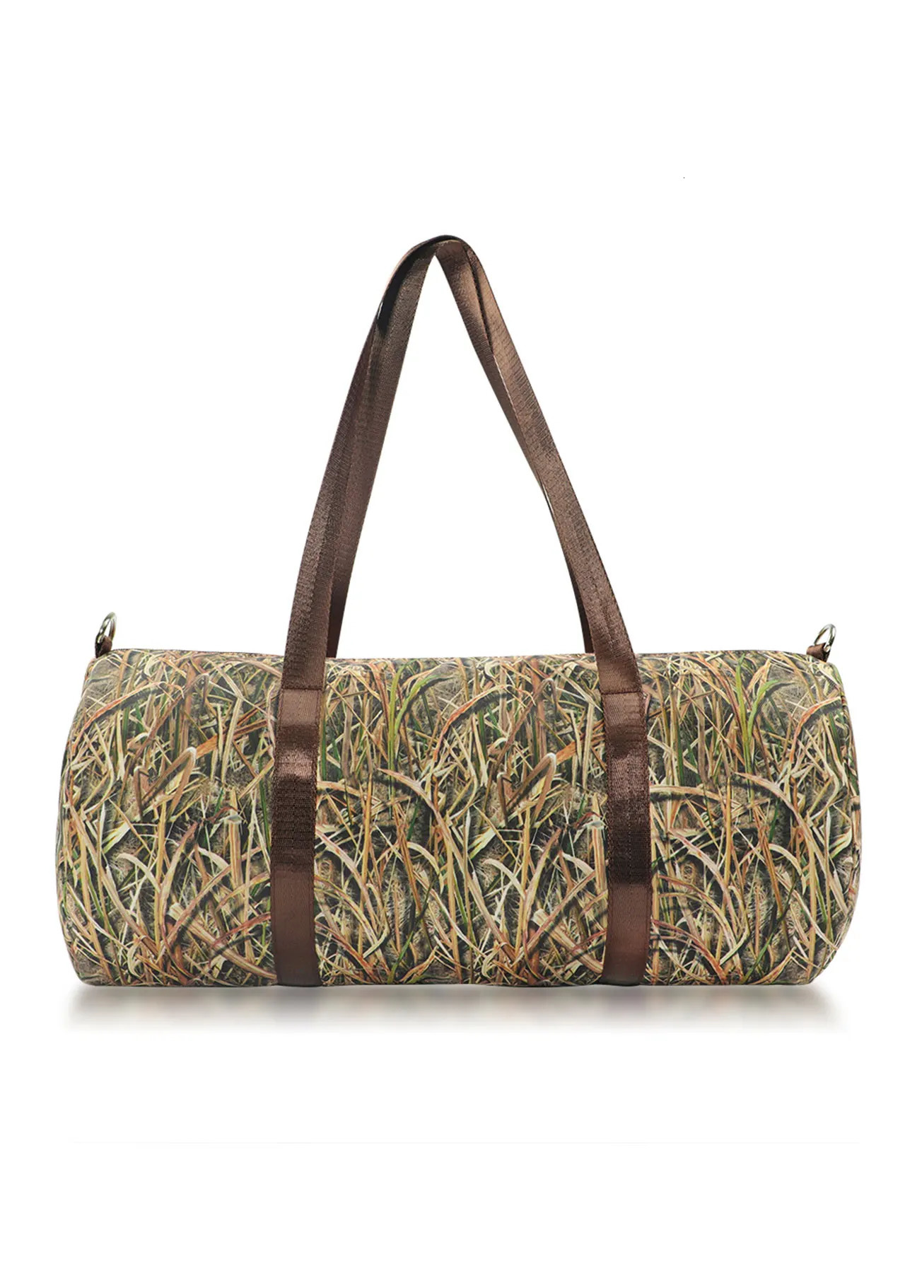 Multi functional printing durable waterproof n zipper large capacity camouflage travel bag 250311